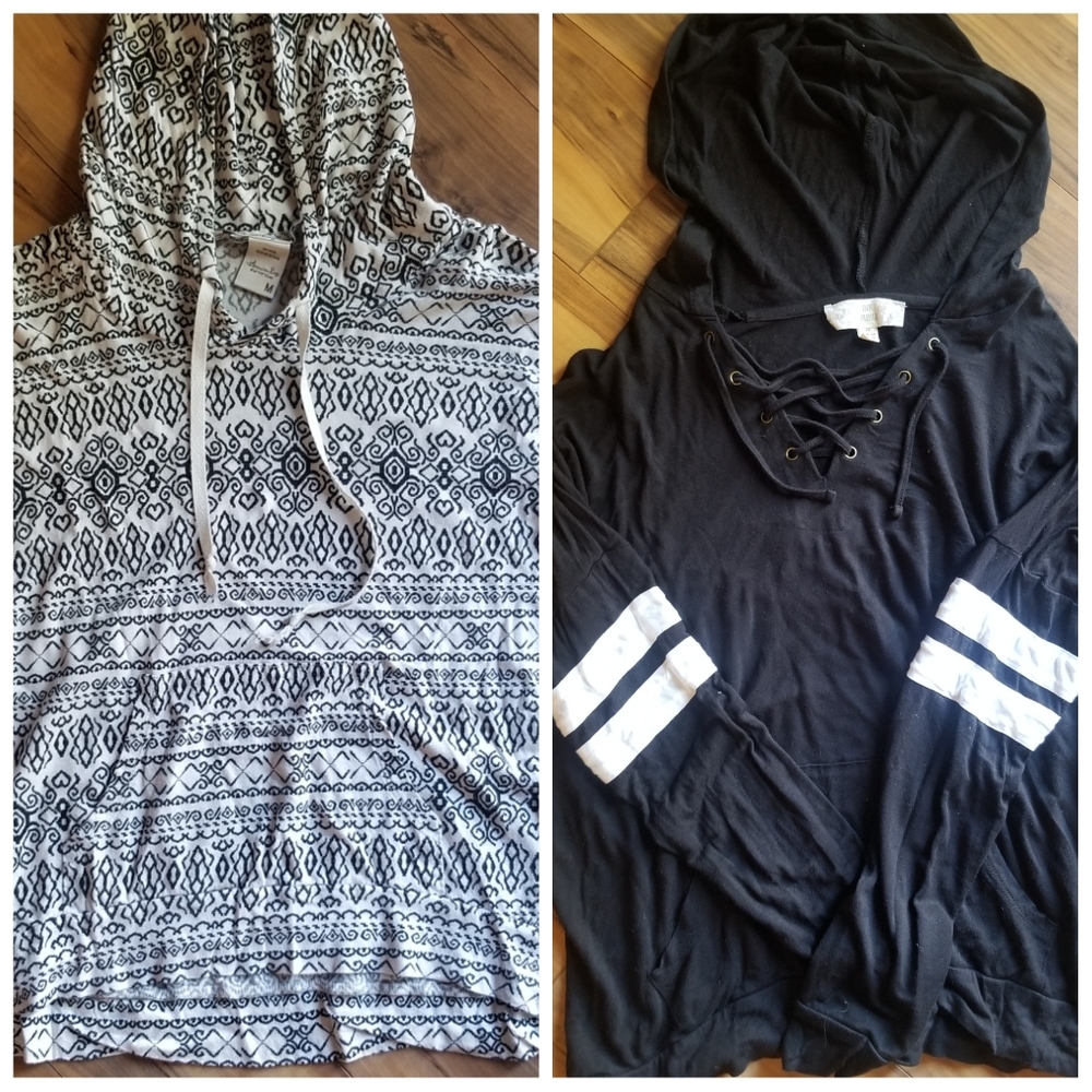 Women's lightweight hooded sweatshirts